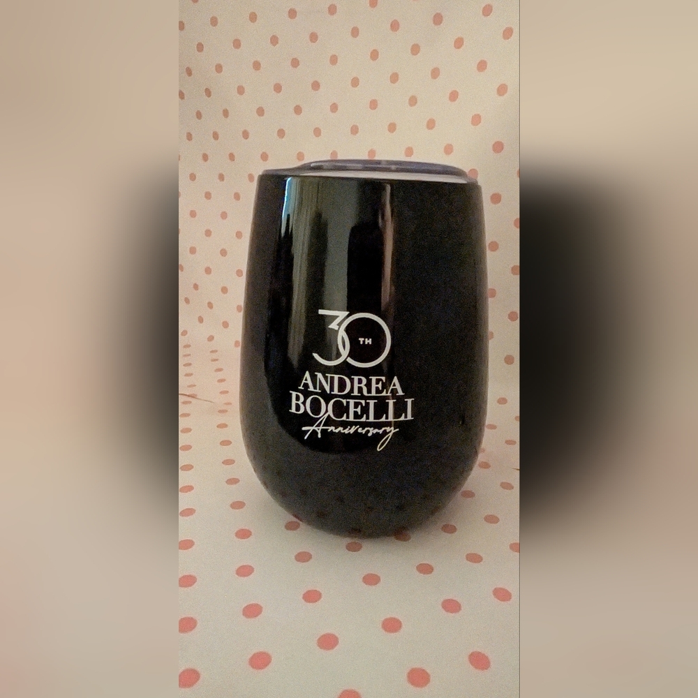 30th Andrea Bocelli Anniversary Wine Cup with Signature